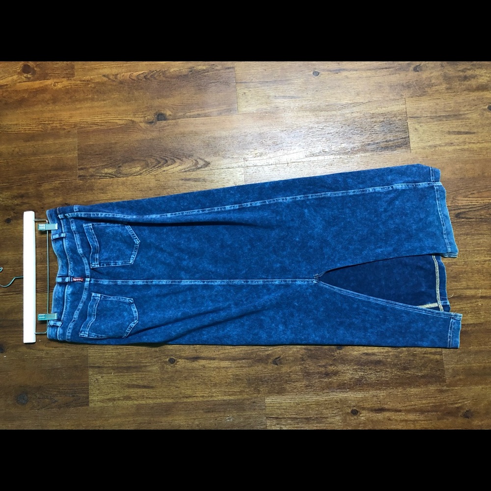 Hardtail long pocket slit skirt size M